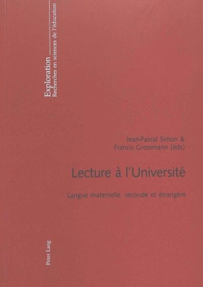 Lecture à l’Université