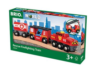 BRIO Bahn 33844 - Feuerwehr-Löschzug
