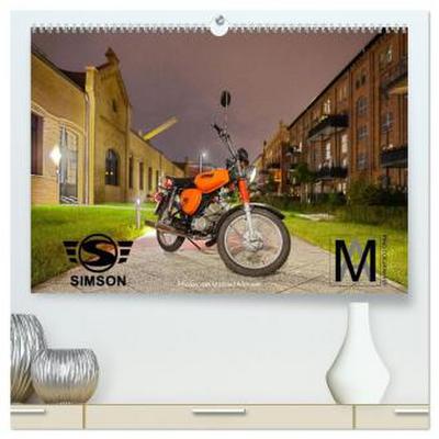 Simson S51c (hochwertiger Premium Wandkalender 2026 DIN A2 quer), Kunstdruck in Hochglanz