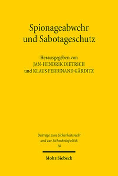 Spionageabwehr und Sabotageschutz