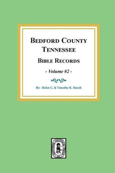 Bedford County, Tennessee Bible Records