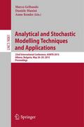 Analytical and Stochastic Modelling Techniques and