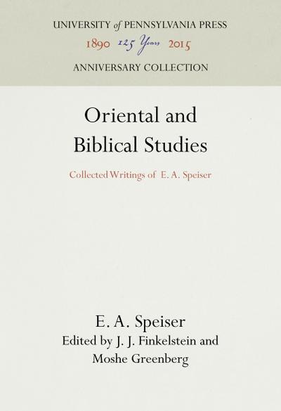 Oriental and Biblical Studies