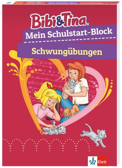 Bibi & Tina Mein Schulstart-Block Schwungübungen: Vorschule, ab 5 Jahren (Bibi und Tina)