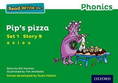 Read Write Inc. Phonics: 9 Pip’s Pizza (Green Set 1 Storybook)
