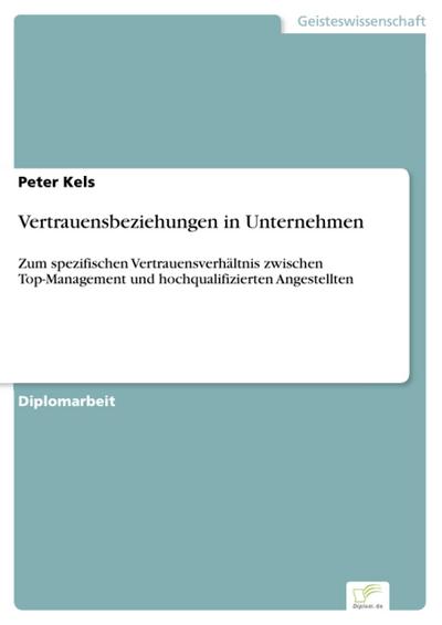 Vertrauensbeziehungen in Unternehmen