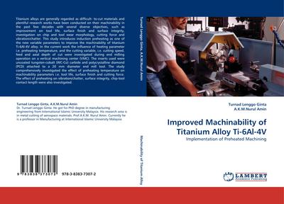 Improved Machinability of Titanium Alloy Ti-6Al-4V