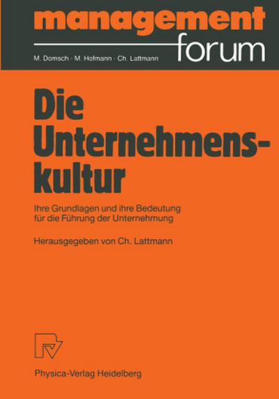 Die Unternehmenskultur