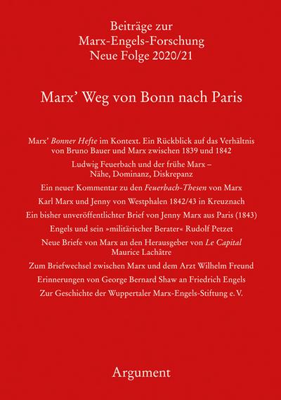 Marx’ Weg von Bonn nach Paris
