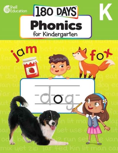 180 Days(TM): Phonics for Kindergarten