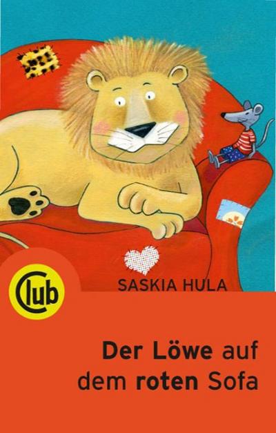 Der Löwe auf dem roten Sofa