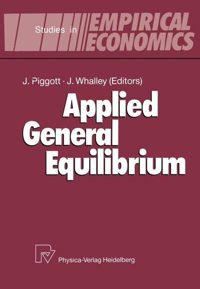 Applied General Equilibrium