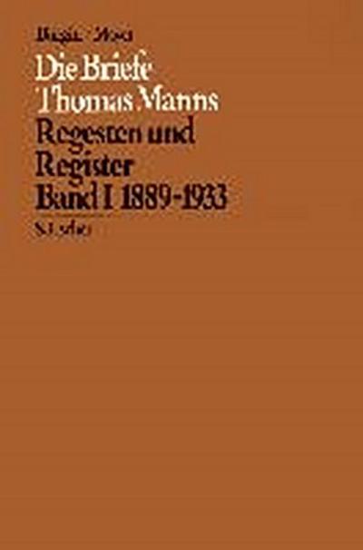 Mann, T: Briefe 1/1889-1933