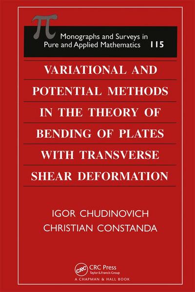 Variational and Potential Methods in the Theory of Bending of Plates with Transverse Shear Deformation