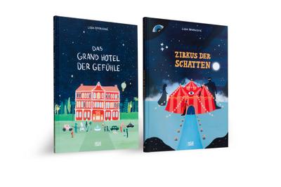 Das Grand Hotel der Gefühle & Zirkus der Schatten - SET   Zwei magische Bilderbücher über Gefühle, Angst und Mut für Kinder ab 4 Jahren, 2 Teile
