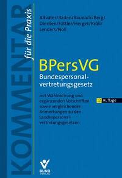 BPersVG - Bundespersonalvertretungsgesetz