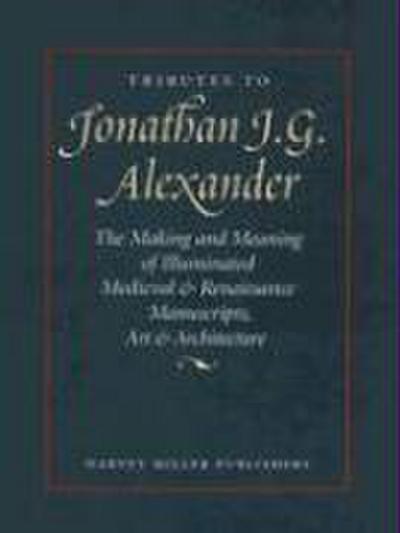 Tributes to Jonathan J.G. Alexander