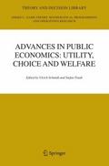 Advances in Public Economics: Utility, Choice and 