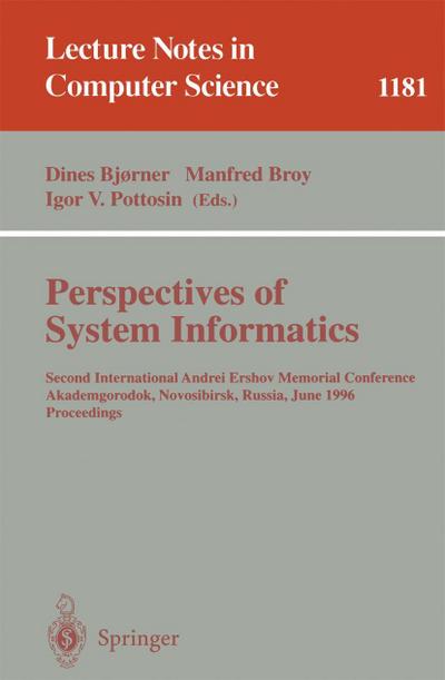 Perspectives of System Informatics