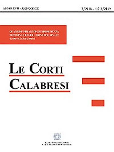 Le Corti Calabresi -  2018-2019