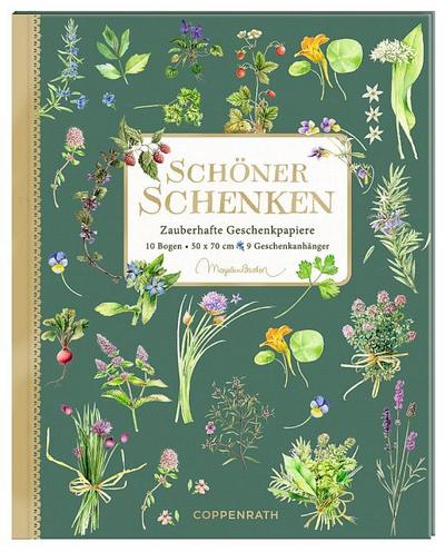 Geschenkpapier-Buch - Blumen