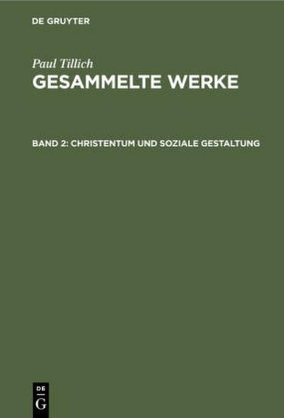 Christentum und soziale Gestaltung