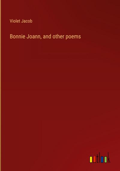 Bonnie Joann, and other poems