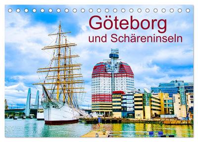 Göteborg und Schäreninseln (Tischkalender 2026 DIN A5 quer), CALVENDO Monatskalender