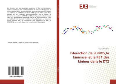 Interaction de la iNOS,la kininaseI et le RB1 des kinines dans le DT2