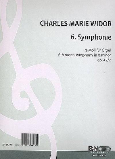 Sinfonie g-Moll Nr.6 op.42,2für Orgel