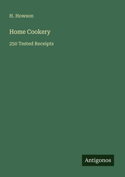 Home Cookery