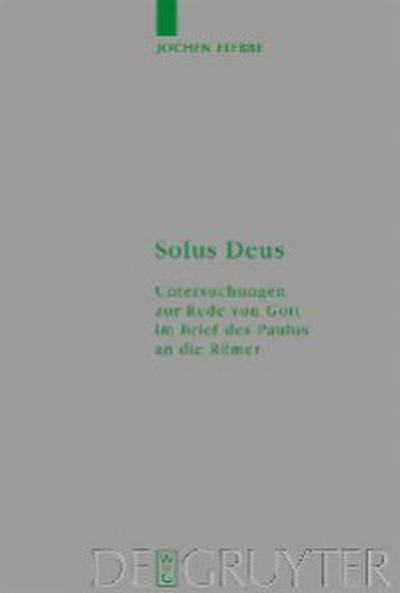 Solus Deus