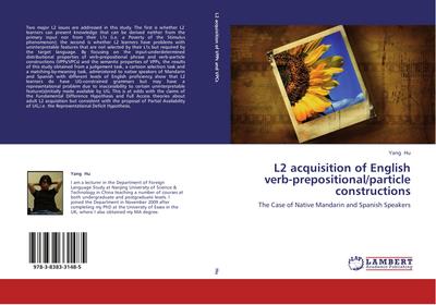 L2 acquisition of English verb-prepositional/particle constructions