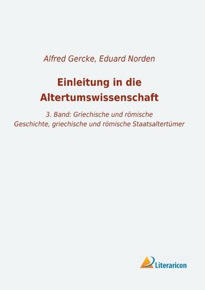 Einleitung in die Altertumswissenschaft