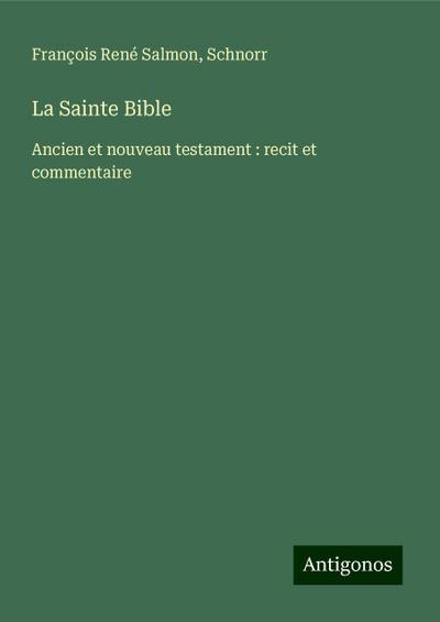 La Sainte Bible