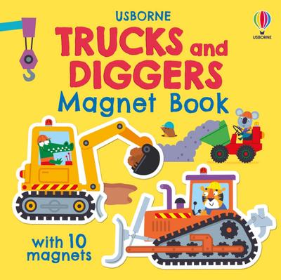 Trucks and Diggers Magnet Book