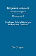 Catalogue de la bibliothèque de Benjamin Constant