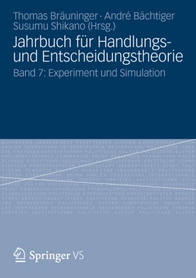 Jahrbuch für Handlungs- und Entscheidungstheorie