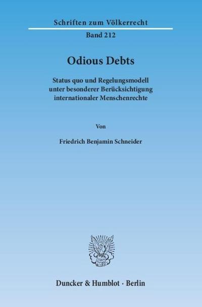 Odious Debts.