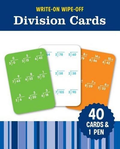 WRITE-ON WIPE-OFF MATH CARDS D