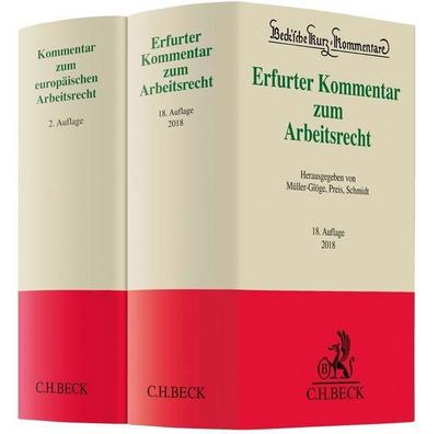 Erfurter Kommentar zum Arbeitsrecht (18. Aufl.) + Franzen / Gallner / Oetker, Kommentar zum europäischen Arbeitsrecht (2. Aufl.), 2 Bde.
