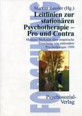 Leitlinien zur stationären Psychotherapie: Pro und
