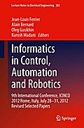 Informatics in Control, Automation and Robotics