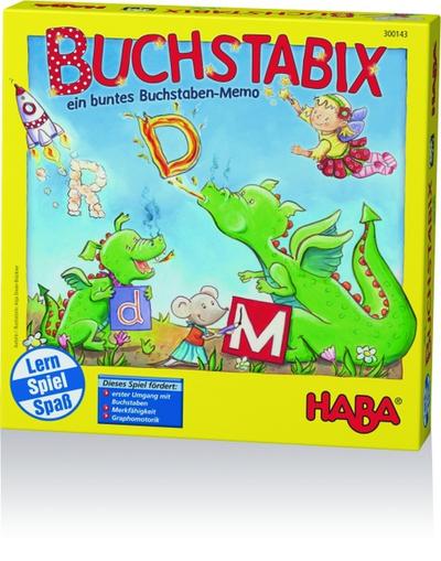Haba 300143 - Buchstabix, Lernspiel [Spielzeug]