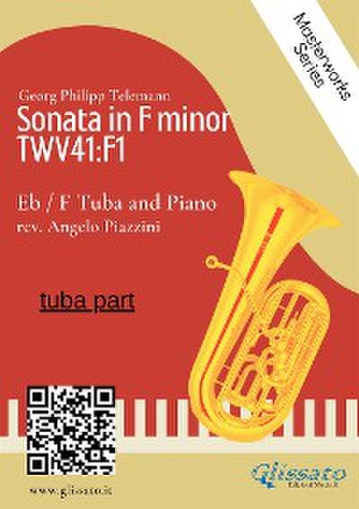 (tuba part) Sonata in F minor - Eb/F Tuba and Piano