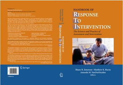 Handbook of Response to Intervention