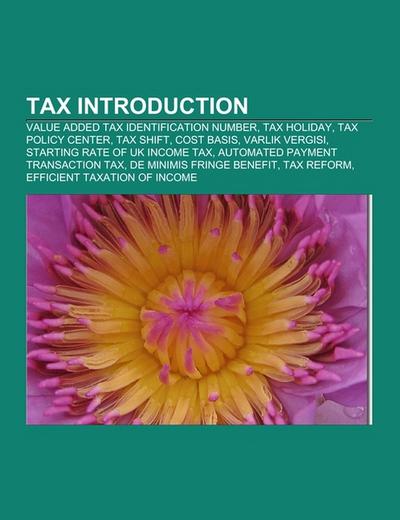 Tax Introduction