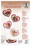 URSUS 3D Paper Decoration "Herzen"