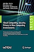 Cloud Computing, Security, Privacy in New Computing Environments