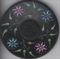 Räucherstäbchenhalter mit schönem Blumenmuster aus Speckstein
